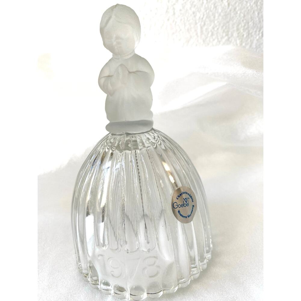 1978 Goebel Annual Crystal Bell manufactured by Goebel in West Germany.